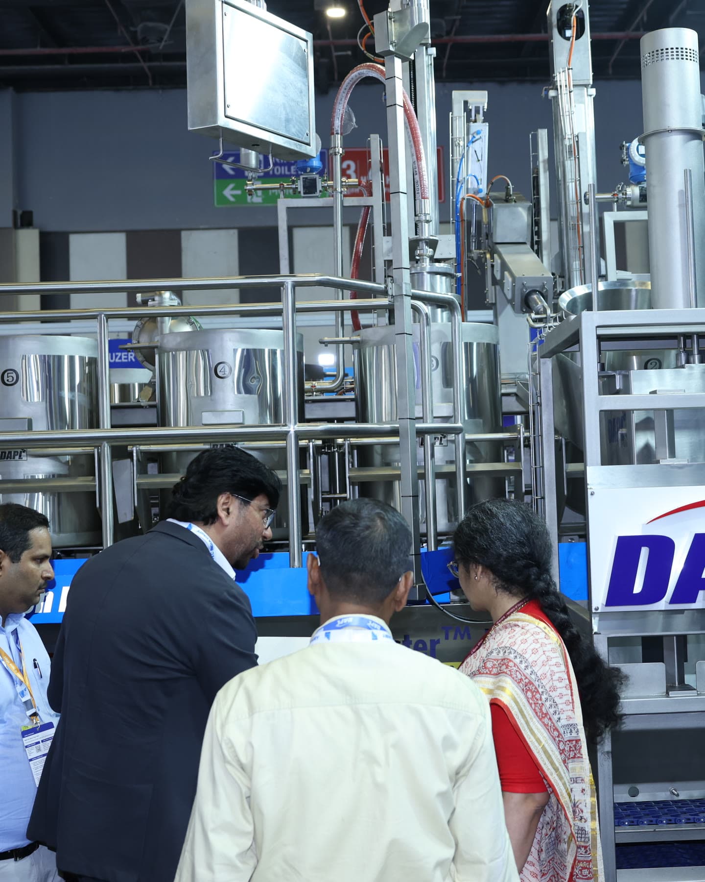 Process. Precision. Innovation. — dairy inspection at Anuga FoodTec India
